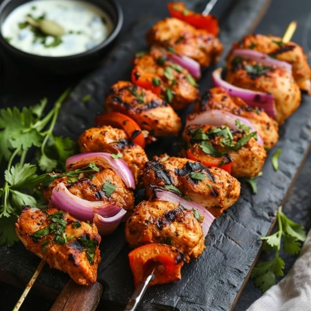 Chicken Souvlaki.