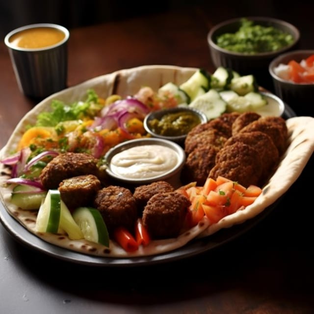 Falafel Platter.