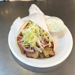 Chicken Gyro Sandwich.